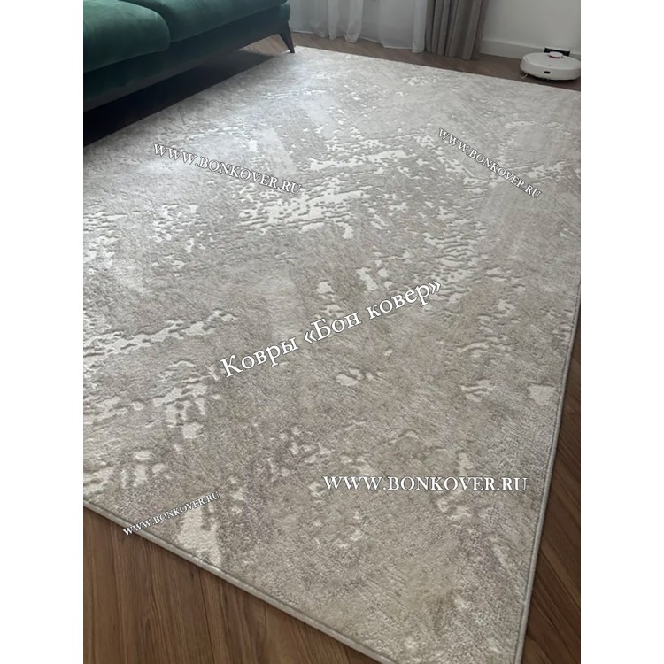 Белый с Серым Ковер Для Гостиной Арт 29951